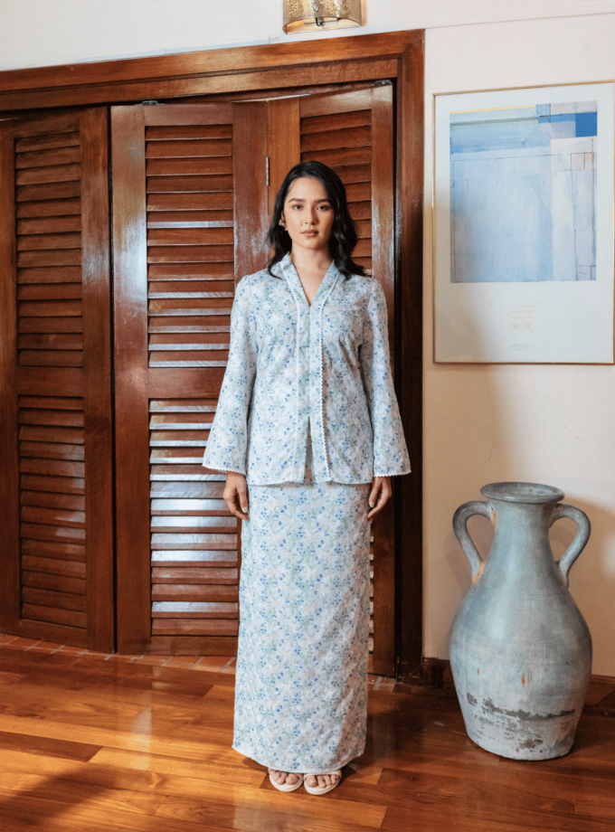 Harmony in Floral Blue